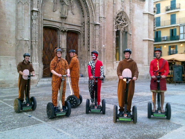 despedida en segway